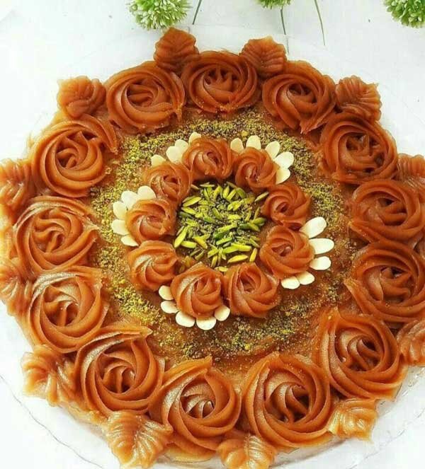 طرز تهیه حلوای مجلسی سه آرد ویژه ماه مبارک رمضان