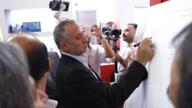 بازدید استاندار خراسان جنوبی از پاویون خوشه خشکبار استان در نمایشگاه اکسپو