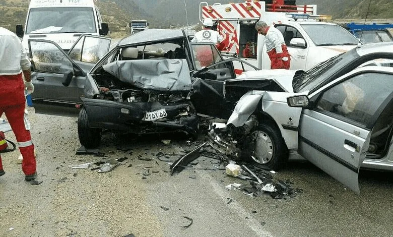 تصادف زنجیره‌ای در اتوبان قم ١١ مصدوم و ٢ فوتی برجای گذاشت