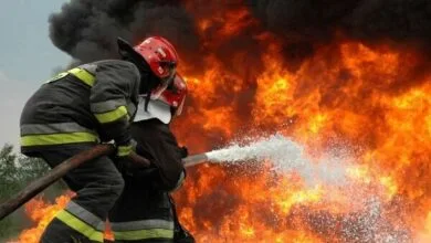 آتشسوزی در خیابان قرنی تهران + فیلم
