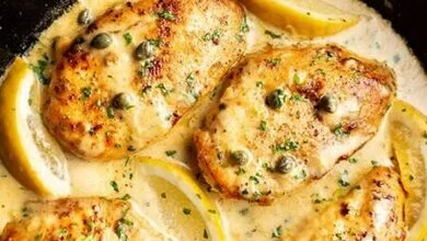 پیکاتای مرغ با سس لیمویی ؛ یک غذای کلاسیک ایتالیایی پیکاتای مرغ با سس لیمویی ؛ یک غذای کلاسیک ایتالیایی