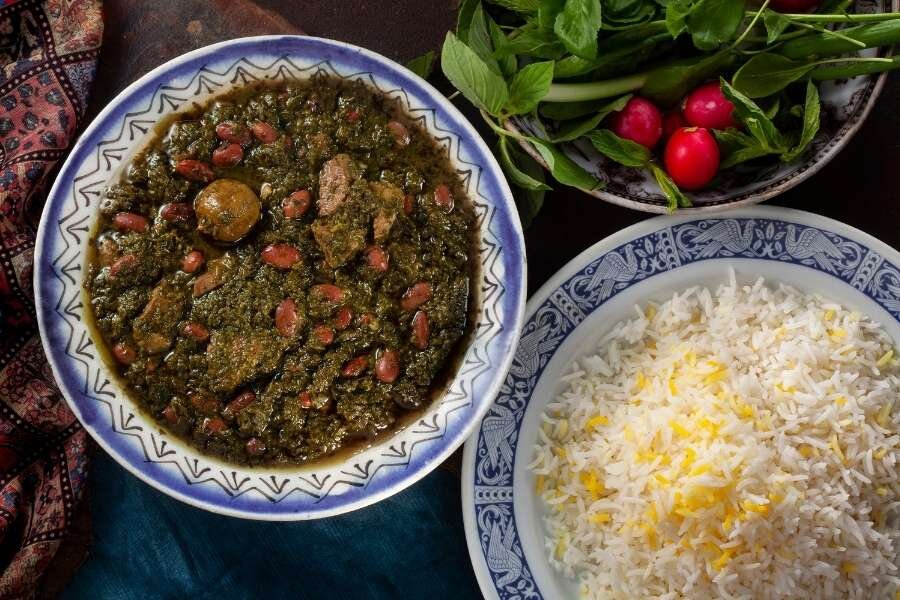 راز پخت یک قورمه سبزی لعاب دار ، خوشمزه و جا افتاده