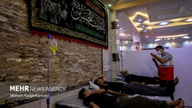 استقرار کامل درمانگاههای طریقالحسین در مسیر نجف به کربلا