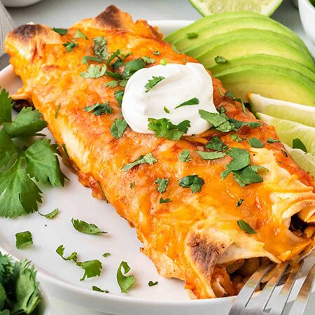 آنچیلادای رژیمی؛ غذای محبوب مکزیکی